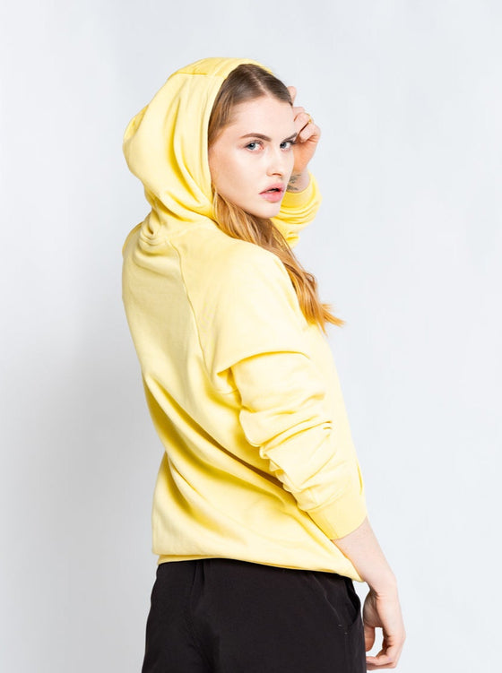 Hoodie - Model London, Gul