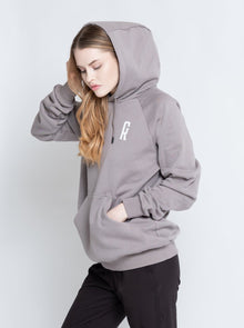  Hoodie - Model London, Grå